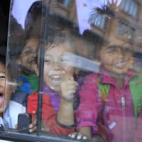 Nepalese Schoolchildren, Patan City, Kathmandu, Nepal