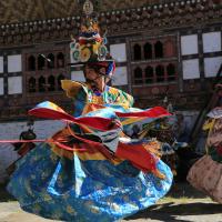 Fertility Dance I, Jambay Festival, Bumthang, Bhutan